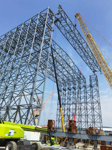 Dalian Shipyard Pipe Truss Featured Image