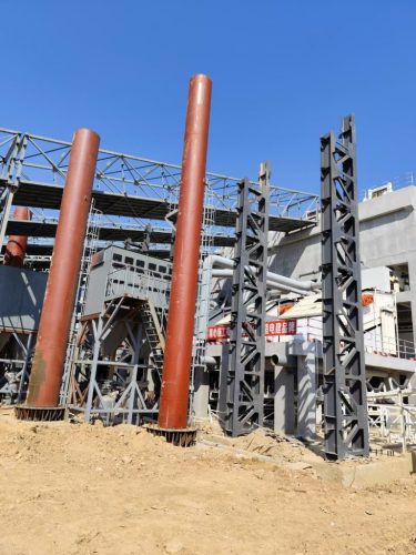 Construction of the Main Structure of a Heavy Industrial Steel Structure Plant 2