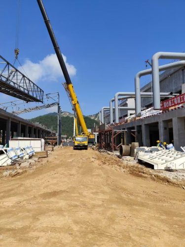 Construction of the Main Structure of a Heavy Industrial Steel Structure Plant 6