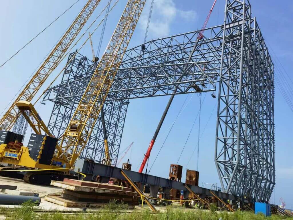 Dalian Shipyard Pipe Truss Project 4
