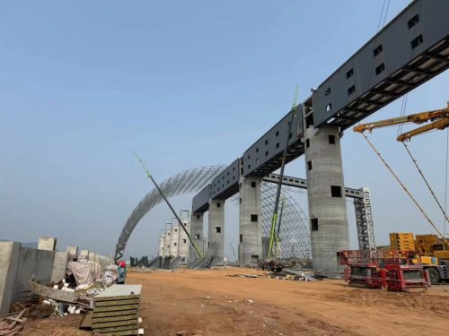 Large Coal Storage Shed Space Frame 3