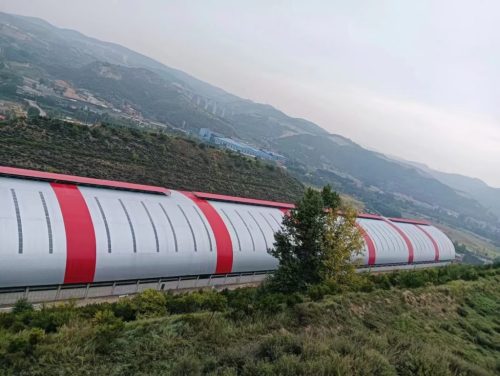 Large Span Storage Space Framework For Shanxi Railway Logistics 3