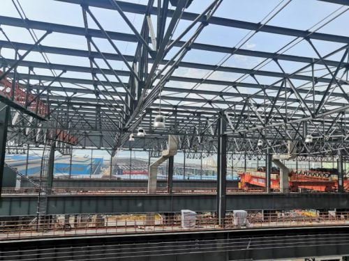 Large Steel Structure Industrial Building Frame Project Feature Image
