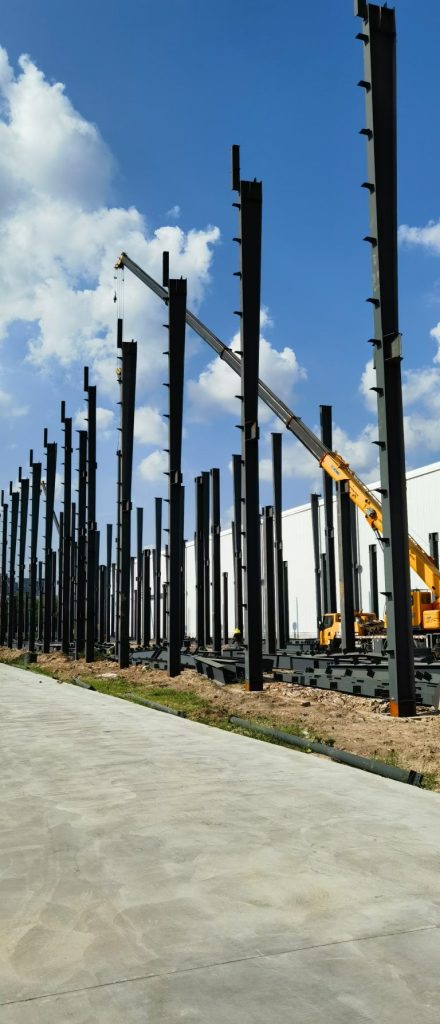 Steel Structure Installation 5