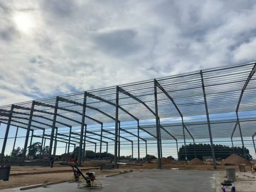 Steel Structure Logistics Park Warehouse Feature Image