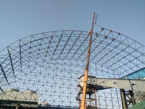 Large Coal Storage Shed Space Frame Feature Image