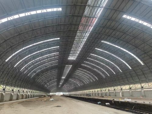 Large Span Storage Space Framework For Shanxi Railway Logistics Feature Image
