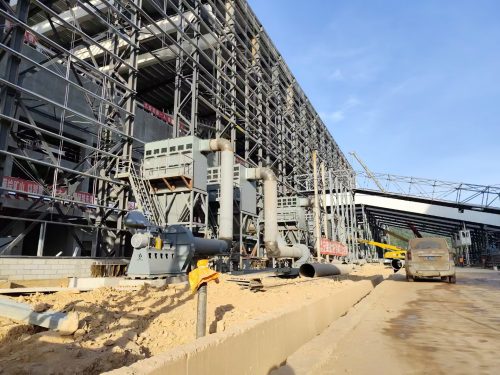 Construction of the Main Structure of a Heavy Industrial Steel Structure Plant Feature Image