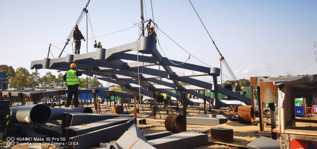 Pipe Truss Commercial Building Mall 9